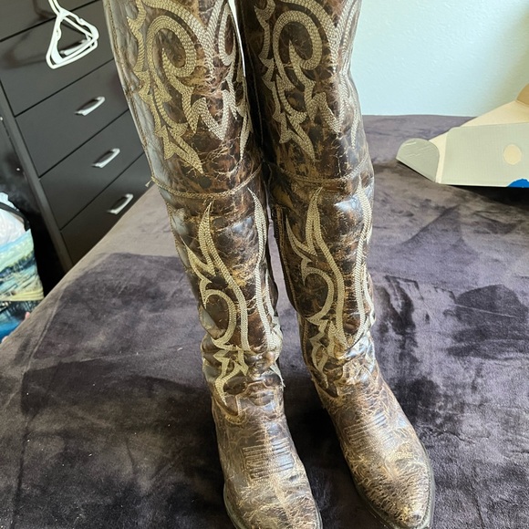 Dan Post Jilted knee high boots - Picture 2 of 7